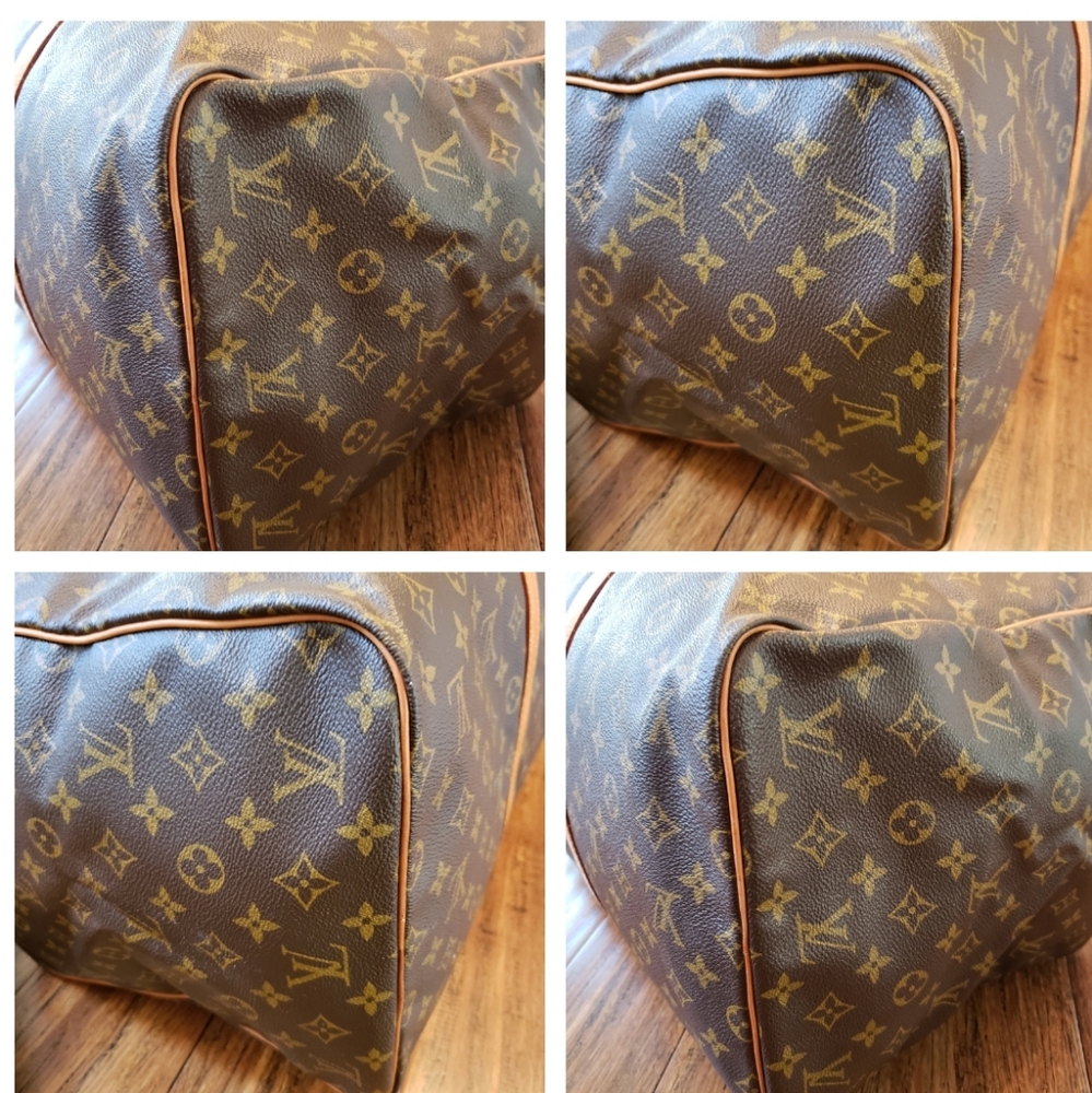 💖100% Authentic Vintage LOUIS VUITTON Monogram Sac Souple 55 *FREE Tag/Lock/Key - Picture 11 of 16